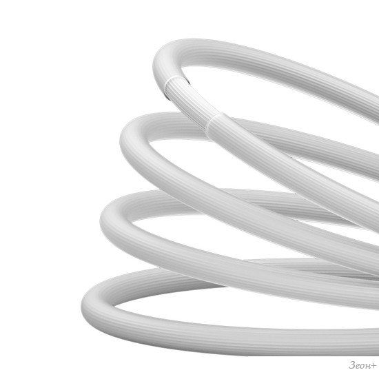 Кабель Baseus CoolPlay Series Fast Charging Cable 100W USB Type-C - USB Type-C (2 м, белый)