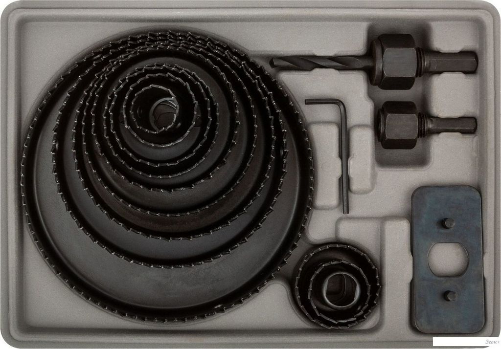 Набор коронок FIT 19-127 мм 36763 (12 шт)