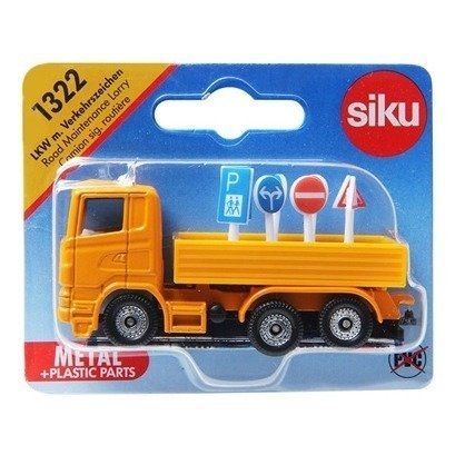 Грузовик Siku с дорожными знаками 1322