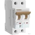 Выключатель автоматический Werkel 2P 25 A C 4.5 кА W902P254