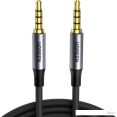 Кабель Ugreen AV183 20497 3.5 мм - 3.5 мм (1.5 м, черный)