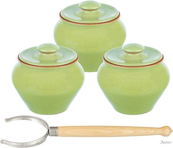 Набор горшочков Elan Gallery TerraCotta 570101