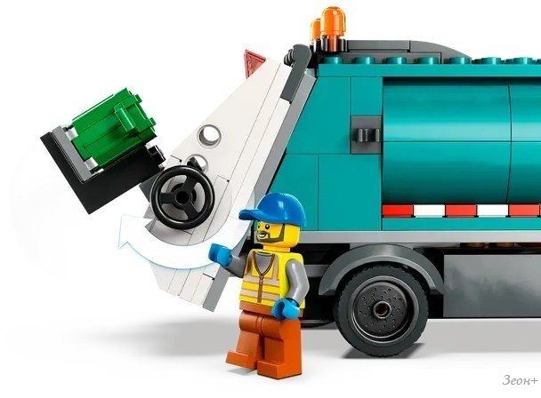 Конструктор LEGO City 60386 Грузовик для переработки отходов