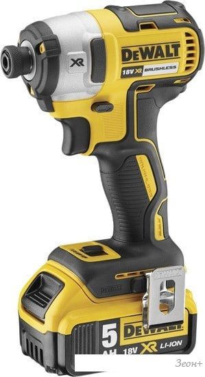 Ударный шуруповерт DeWalt DCF887P2 (с 2-мя АКБ 5 Ah)