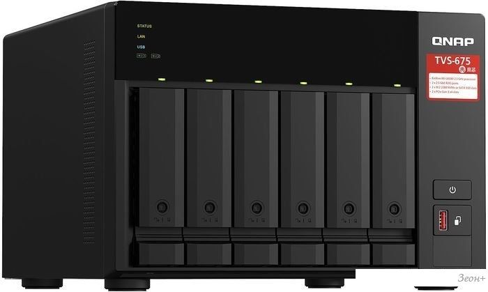 Сетевой накопитель QNAP TVS-675-8G