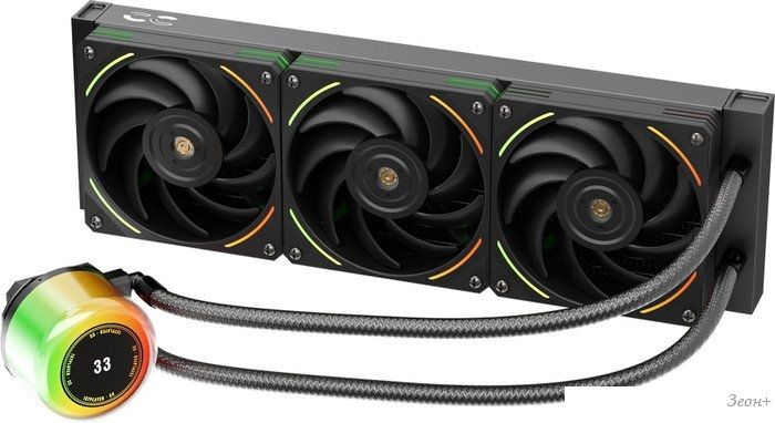 Жидкостное охлаждение для процессора 1stPlayer CC 360 (черный)