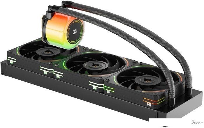 Жидкостное охлаждение для процессора 1stPlayer CC 360 (черный)