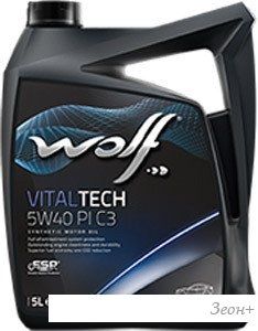 Моторное масло Wolf Vital Tech 5W-40 PI C3 1л