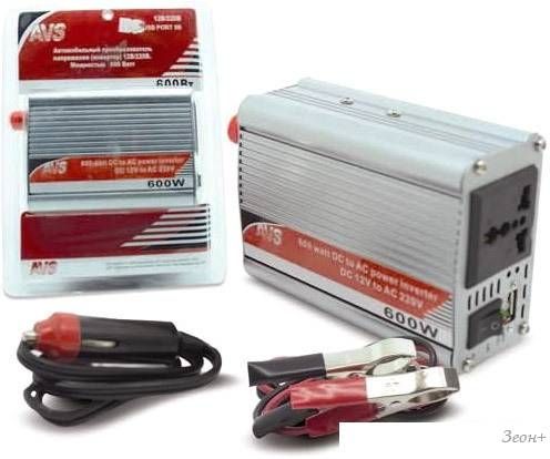 Автомобильный инвертор AVS 12/220V IN-600W