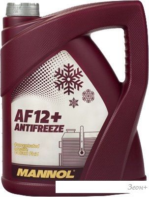 Охлаждающая жидкость Mannol Antifreeze AF12+ 5л