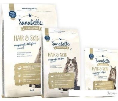 Корм для кошек Bosch Sanabelle Hair & Skin - Shiny Hair 10 кг