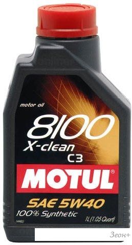 Моторное масло Motul 8100 X-clean 5W40 1л