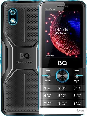Кнопочный телефон BQ-Mobile BQ-2842 Disco Boom (бирюзовый)