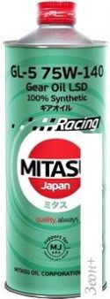   Mitasu MJ-414 RACING GEAR OIL GL-5 75W-140 LSD 100% Synthetic 1