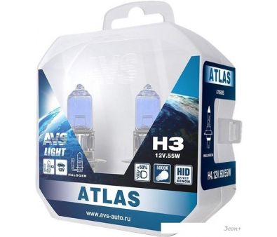 Галогенная лампа AVS Atlas PB H3 2шт