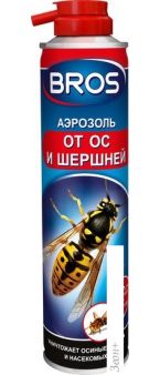 Аэрозоль от насекомых Bros от ос и шершней 300 мл