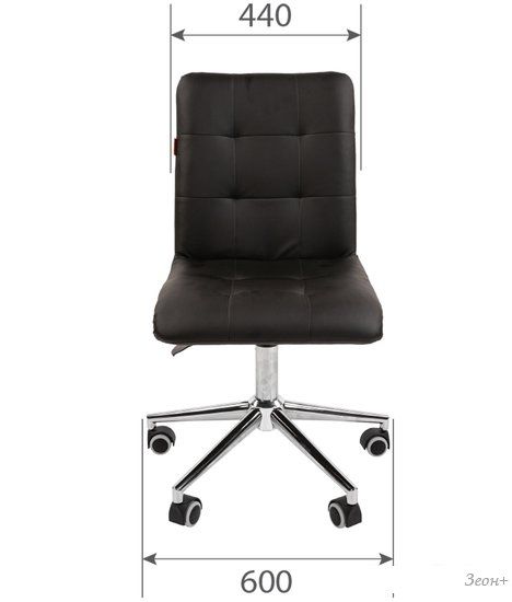 Кресло CHAIRMAN 030 Chrome (велюр, бирюзовый)