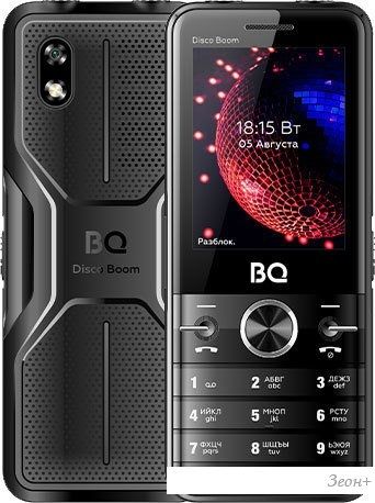 Кнопочный телефон BQ-Mobile BQ-2842 Disco Boom (черный)