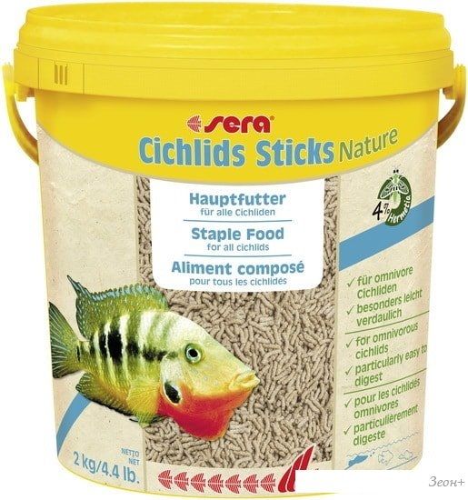 Сухой корм Sera Cichlids Sticks Nature 2 кг