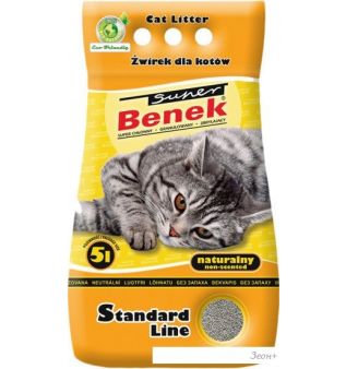 Наполнитель для туалета Super Benek Naturalny 25 л