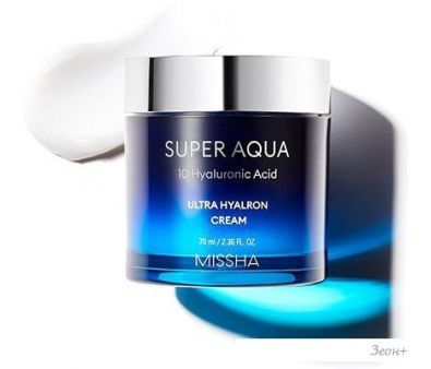 Missha Крем для лица Super Aqua Ultra Hyalron Cream Интенсивно увлажняющий 70 мл