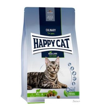 Сухой корм для кошек Happy Cat Culinary Weide-Lamm 33/15 ягненок 10 кг