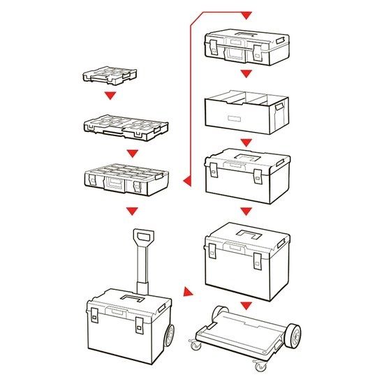 Ящик для инструментов Qbrick System One 450 2.0 Vario
