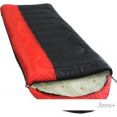 Спальный мешок BalMax Аляска Camping Plus -15 (левая молния, черный/красный)