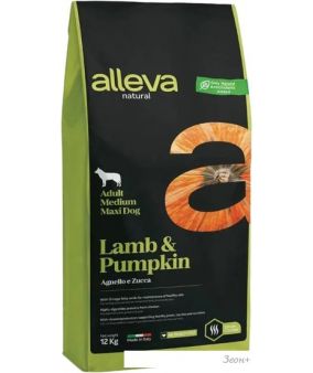     Alleva Natural Lamb & Pumpkin Medium/Maxi (  ) 12 