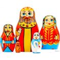 Развивающая игра Брестская Матрешка Сказка о царе Салтане (набор 5 шт)