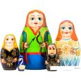 Развивающая игра Брестская Матрешка Лебединое озеро (набор 5 шт)