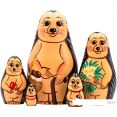 Развивающая игра Брестская Матрешка Ёжик (набор 5 шт)