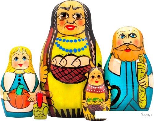 Развивающая игра Брестская Матрешка На День Благодарения (набор 5 шт)