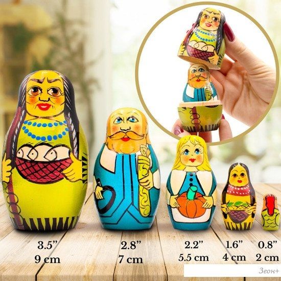 Развивающая игра Брестская Матрешка На День Благодарения (набор 5 шт)