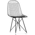Стул Stool Group Eiffel (черный/черная подушка)