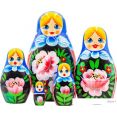 Развивающая игра Брестская Матрешка В сарафане с розами (набор 5 шт)