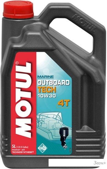 Моторное масло Motul Outboard Tech 10W-30 4T 5л