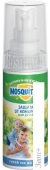 Спрей от насекомых Mosquitall Нежная защита для детей 100 мл