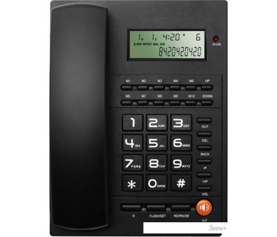 Проводной телефон Ritmix RT-420 (черный)