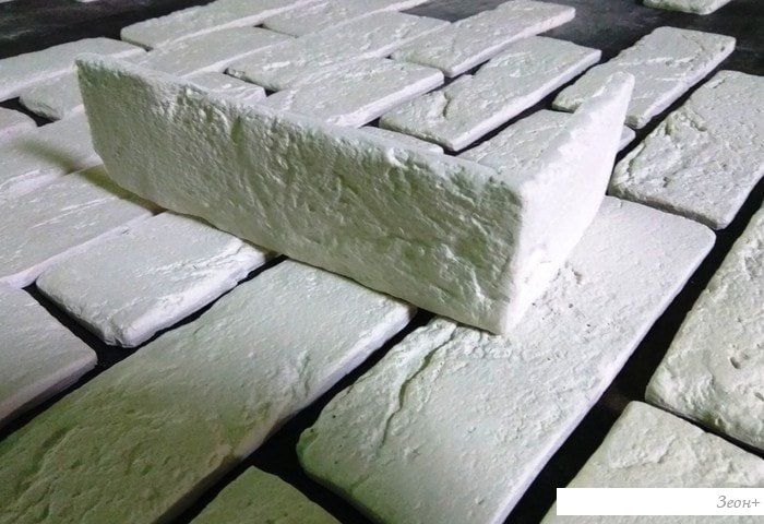 Декоративный кирпич Polinka Кирпич шамотный У0301 (слоновая кость, угловой)