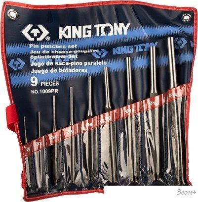 Набор выколоток King Tony 1009PR (9 предметов)