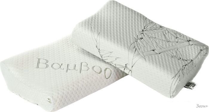 Ортопедическая подушка Familytex ППУ С памятью формы ППУМ Бамбук (50x30x8/12)