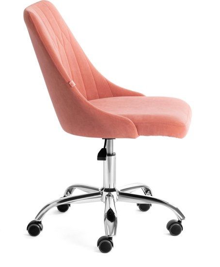 Кресло TetChair Swan (флок, розовый)