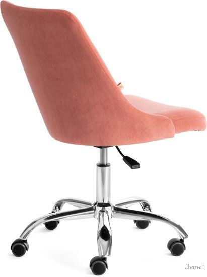 Кресло TetChair Swan (флок, розовый)