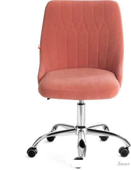 Кресло TetChair Swan (флок, розовый)
