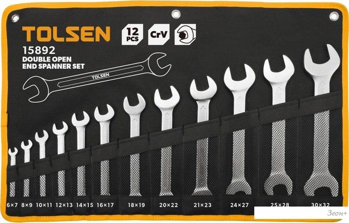 Набор ключей Tolsen TT15892 (12 предметов)