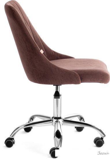 Кресло TetChair Swan (флок, коричневый)