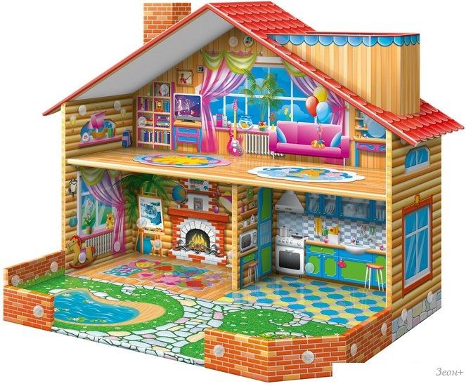 Кукольный домик Десятое королевство Dream House Дача 03635