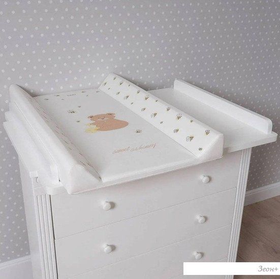 Пеленальная доска Nuovita Honey Bear 49x80 (белый)
