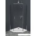 Душевой уголок BelBagno UNO-195-P-1-100-C-Cr